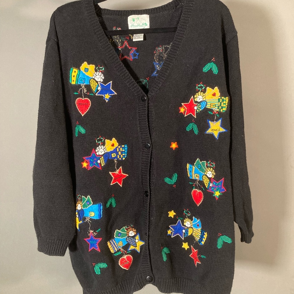 Quacker Factory Christmas Sweater 2XL